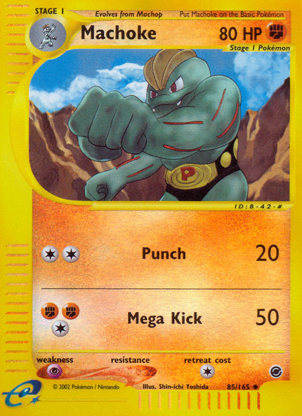 E-Series Expedition Machoke #85/165 reverse holo