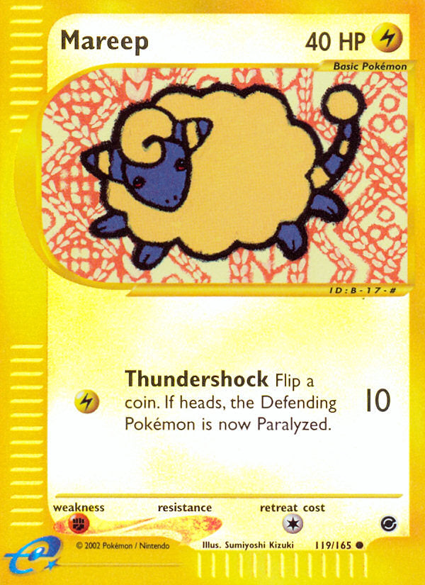 E-Series Expedition Mareep #119 reverse holo