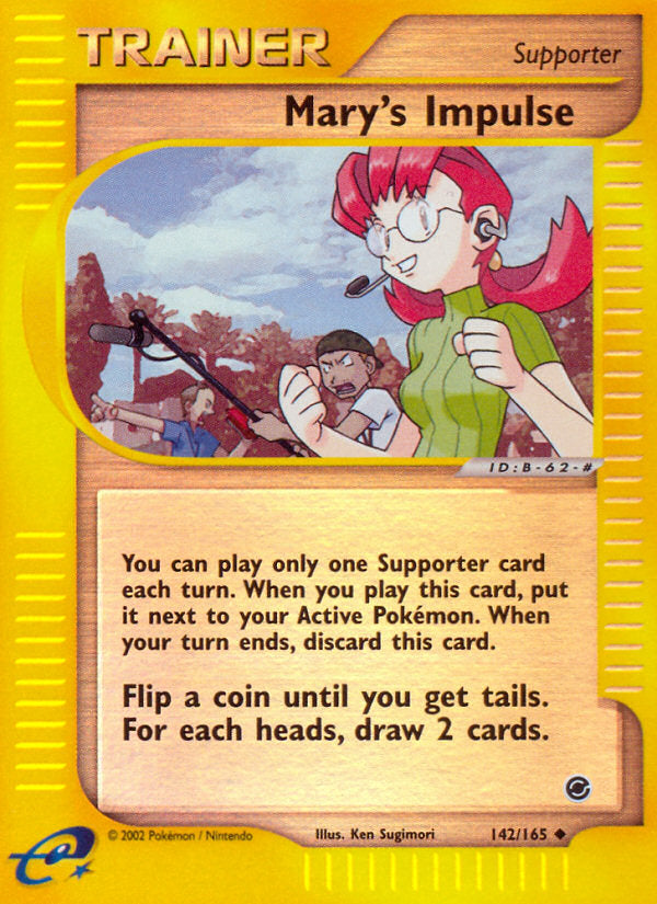 E-Series Expedition Mary's Impulse #142/165 reverse holo
