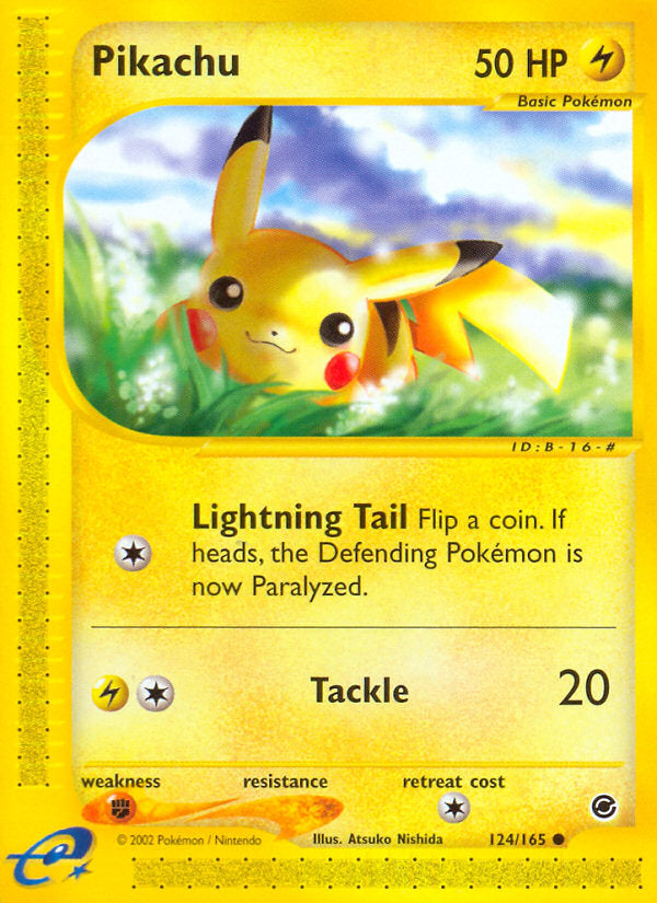E-Series Expedition Pikachu #124/165
