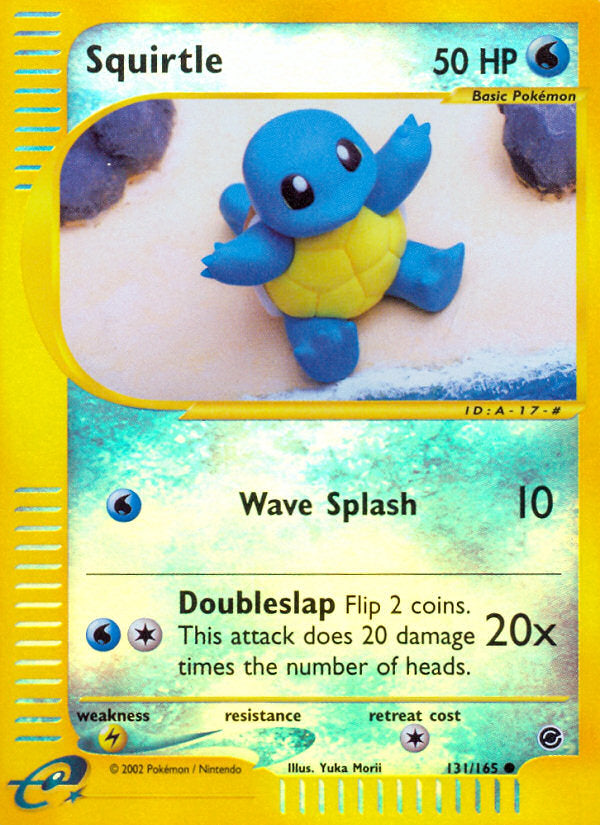 E-Series Expedition Squirtle #131/165 reverse holo