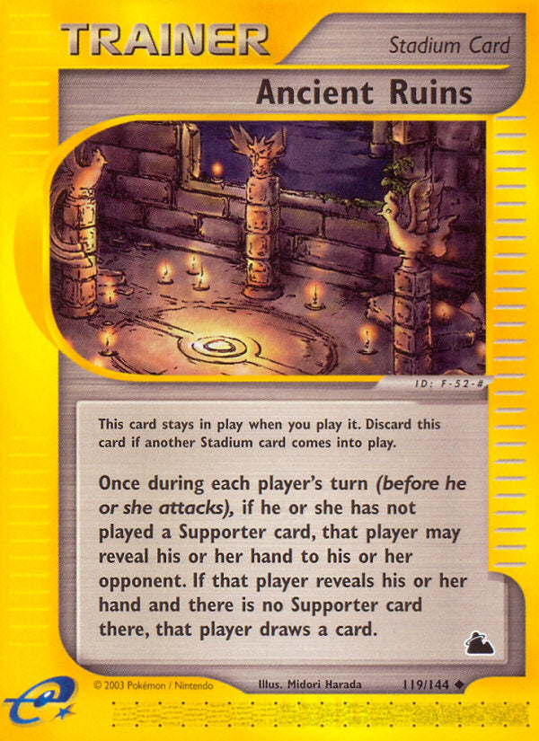 E-Series Skyridge Ancient Ruins #119/144