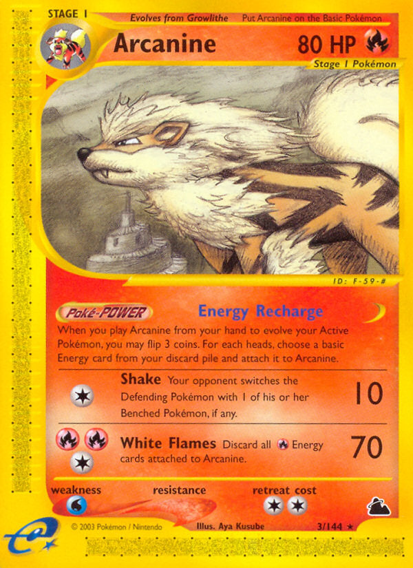 E-Series Skyridge Arcanine #3/144
