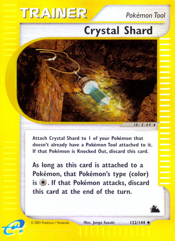 E-Series Skyridge Crystal Shard #122/144 reverse holo
