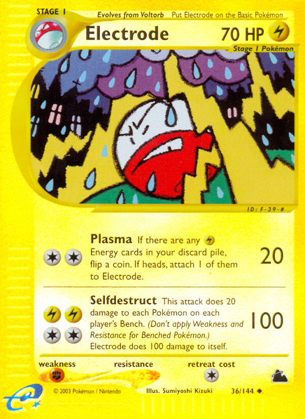 E-Series Skyridge Electrode #36/144 reverse holo