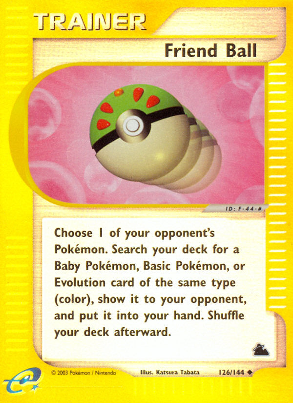 E-Series Skyridge Friend Ball #126/144 reverse holo