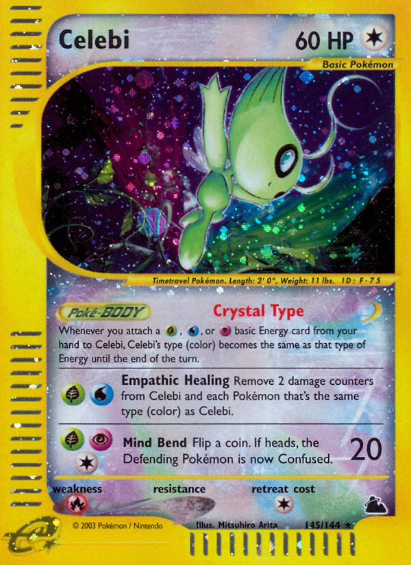 E-Series Skyridge Holo Celebi #145/144