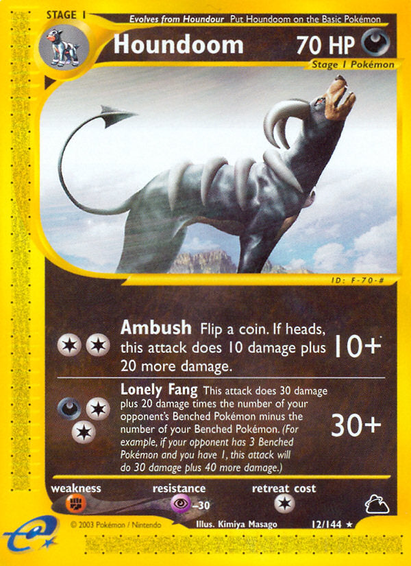 E-Series Skyridge Houndoom #12/144