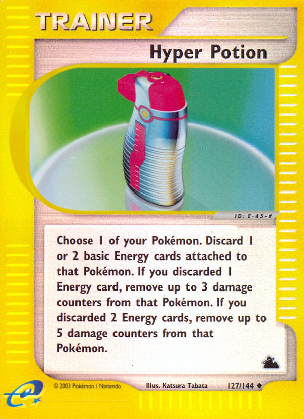 E-Series Skyridge Hyper Potion #127/144 reverse holo