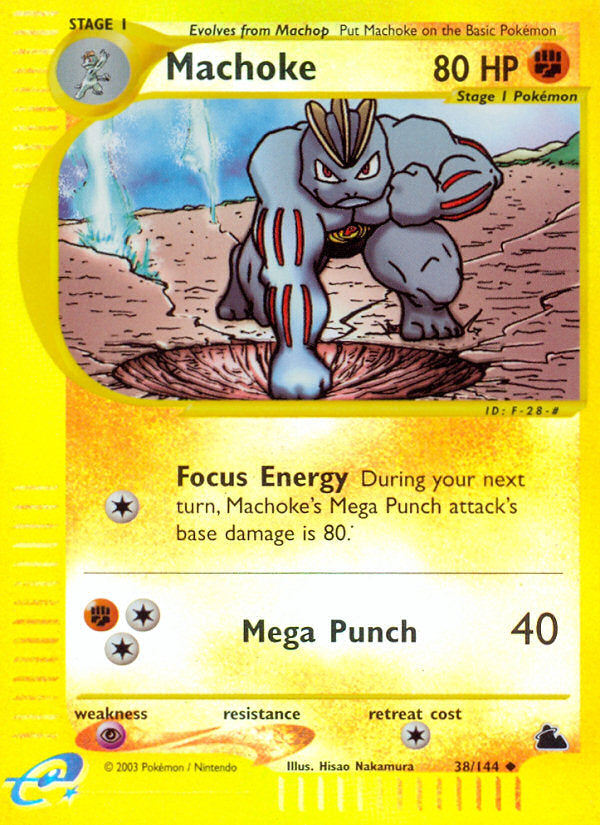 E-Series Skyridge Machoke #38/144 reverse holo