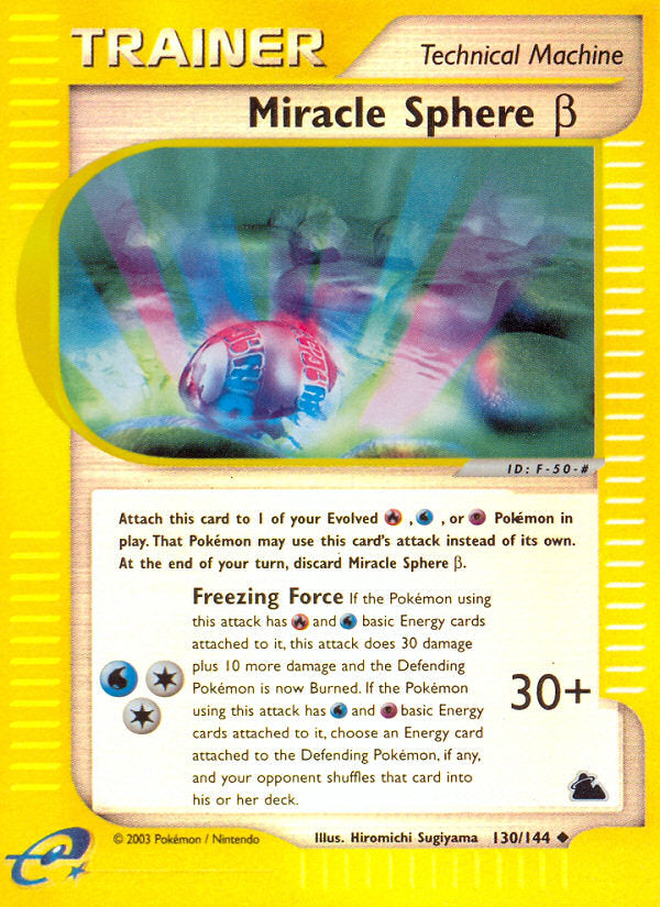 E-Series Skyridge Miracle Sphere (Beta) #130/144