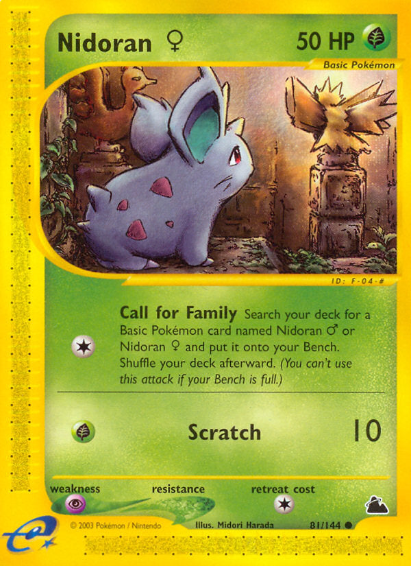 E-Series Skyridge Nidoran (f) #81/144