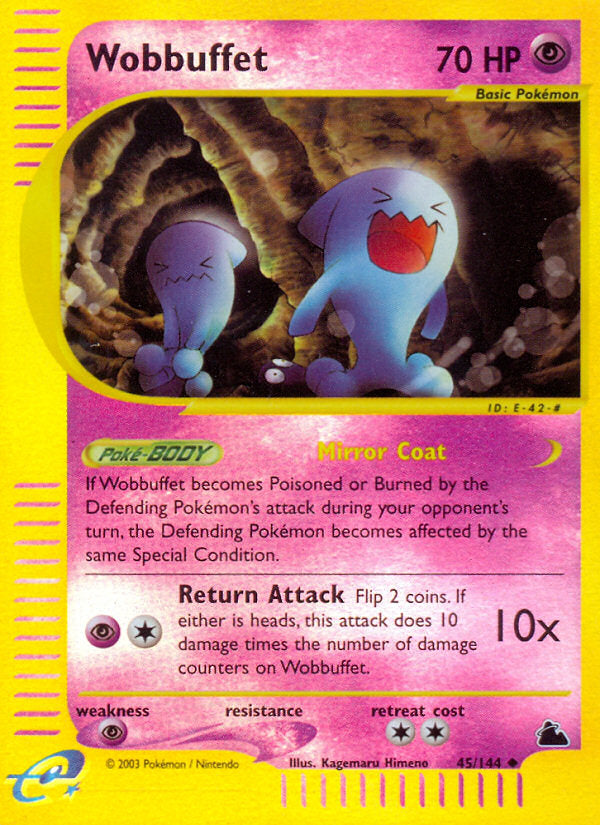 E-Series Skyridge Wobbuffet #45/144 reverse holo