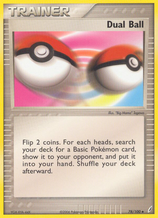 EX Crystal Guardians Dual Ball #78/100