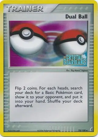 EX Crystal Guardians Dual Ball #78/100 reverse holo
