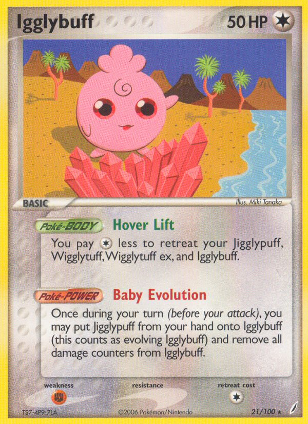 EX Crystal Guardians Igglybuff #21/100