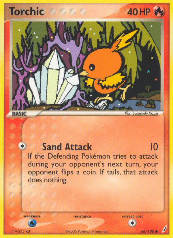EX Crystal Guardians Torchic #66/100