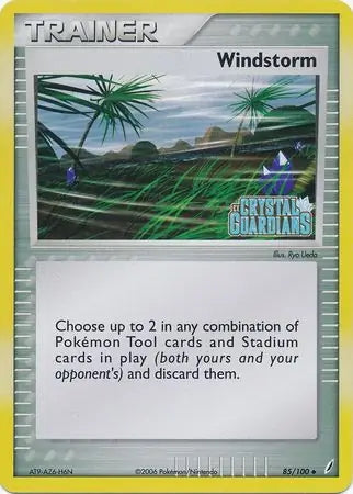 EX Crystal Guardians Windstorm #85/100 reverse holo