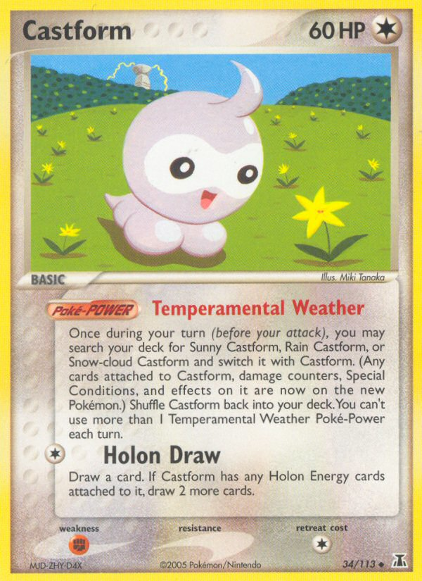 EX Delta Species Castform #34/113