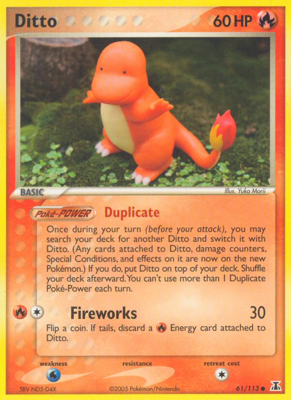 EX Delta Species Ditto [Charmander] #61/113