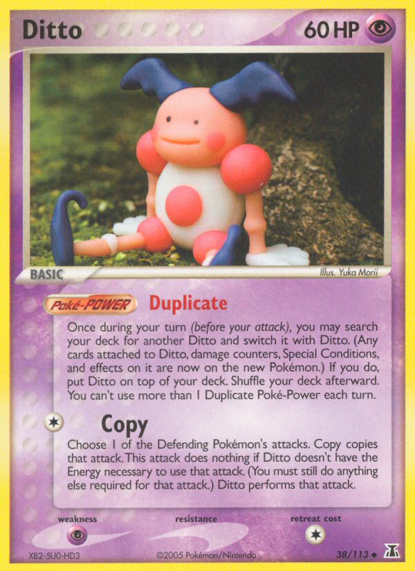 EX Delta Species Ditto [Mr. Mime] #38/113