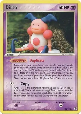 EX Delta Species Ditto [Mr. Mime] #38/113 reverse holo