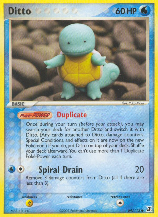 EX Delta Species Ditto [Squirtle] #64/113