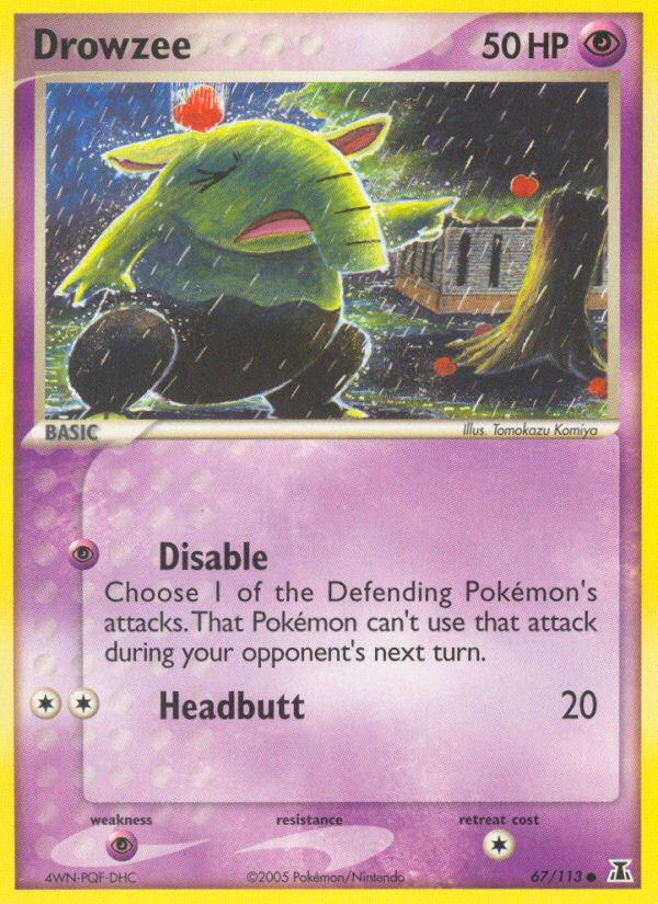 EX Delta Species Drowzee #67/113