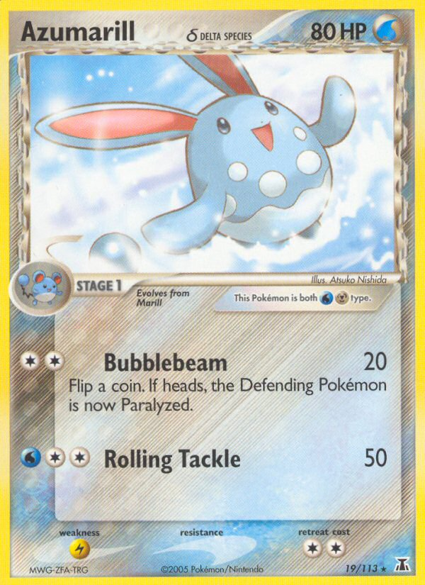 EX Delta Species Holo Azumarill #19/113
