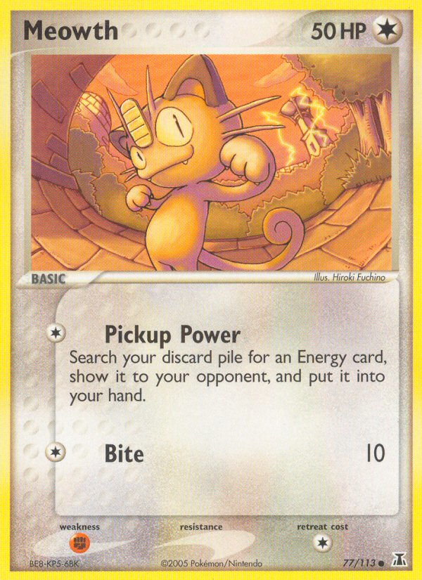 EX Delta Species Meowth #77/113