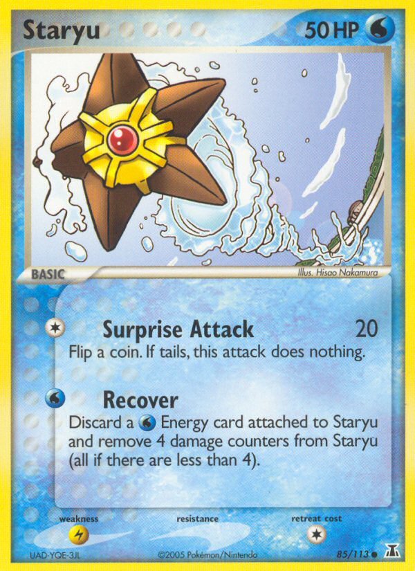 EX Delta Species Staryu #85/113