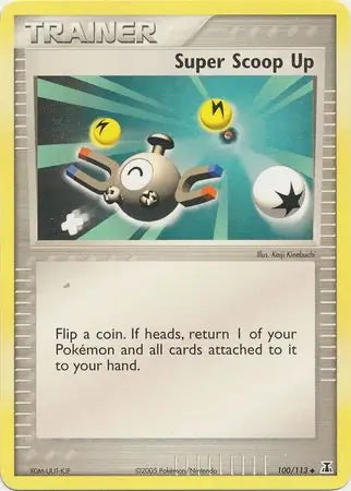 EX Delta Species Super Scoop Up #100/113 reverse holo
