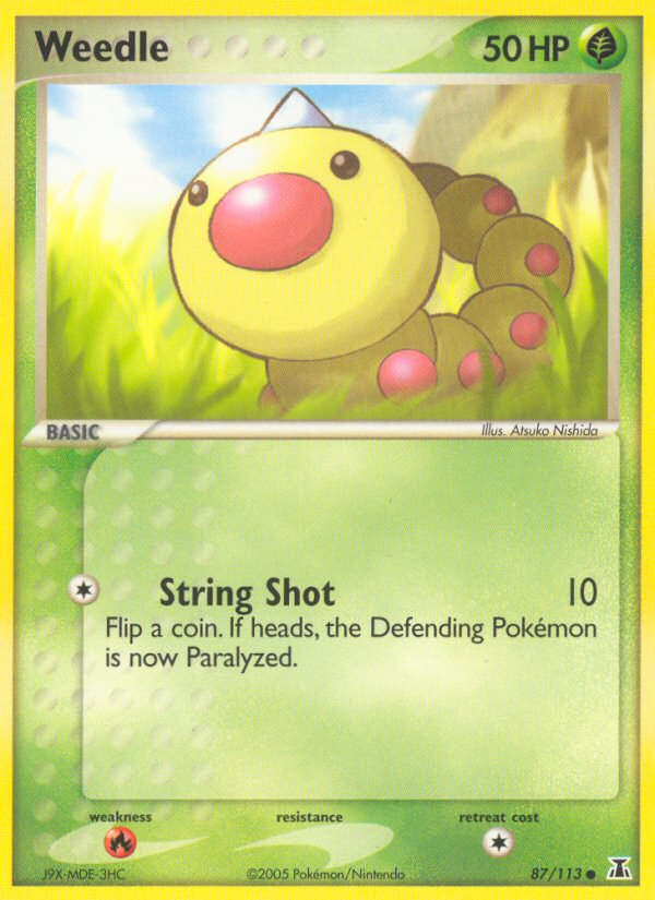 EX Delta Species Weedle #87/113