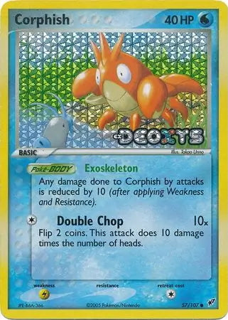 EX Deoxys Corphish #57/107 reverse holo