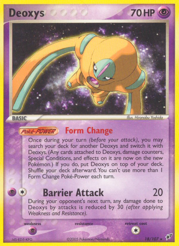 EX Deoxys Deoxys (Speed Form) #18/107