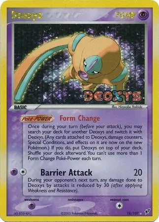 EX Deoxys Deoxys (Speed Form) #18/107 reverse holo