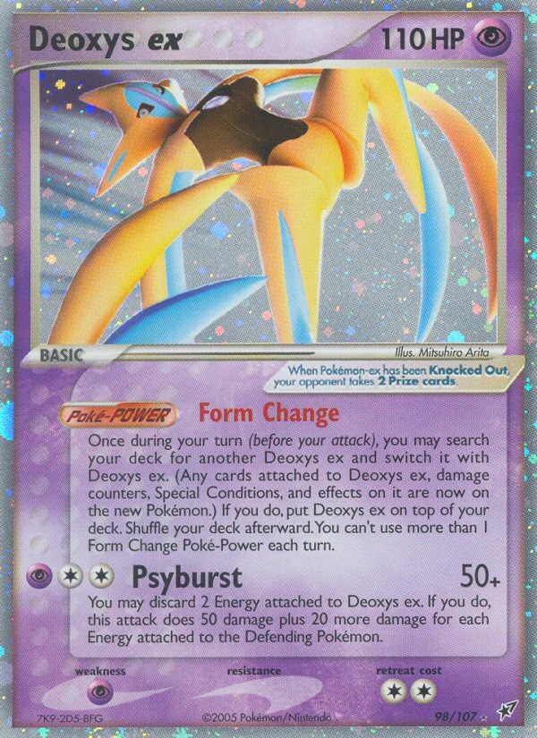 EX Deoxys Holo Deoxys ex #98/107