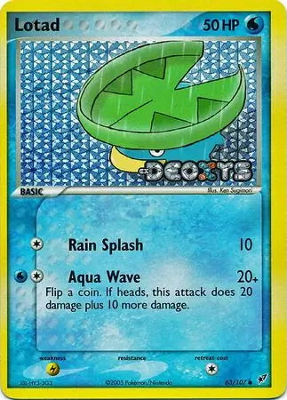 EX Deoxys Lotad #63/107 reverse holo