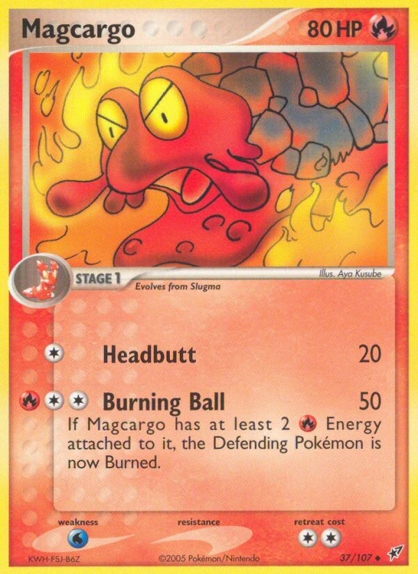 EX Deoxys Magcargo #37/107