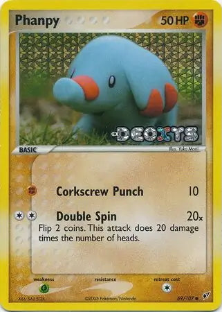 EX Deoxys Phanpy #69/107 reverse holo