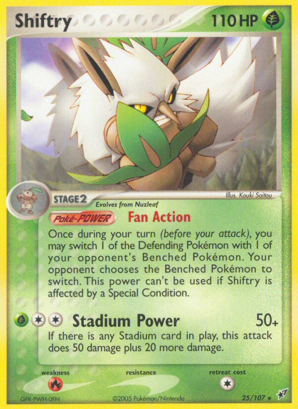 EX Deoxys Shiftry #25/107