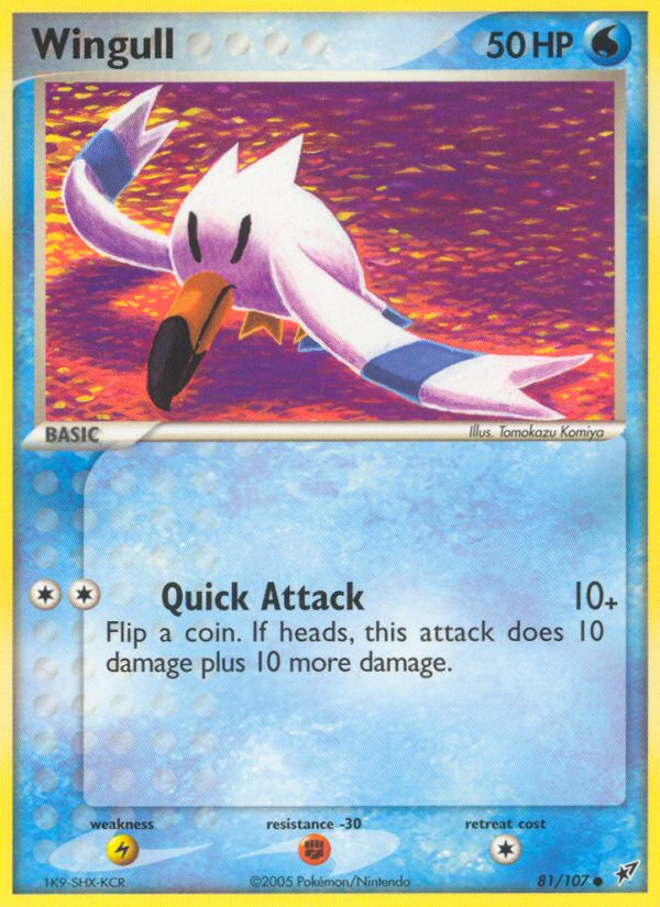 EX Deoxys Wingull #81/107