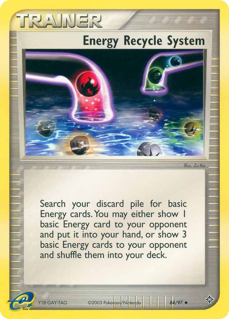 EX Dragon Energy Recycle System #84/97
