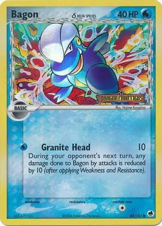 EX Dragon Frontiers Bagon #43/101 reverse holo