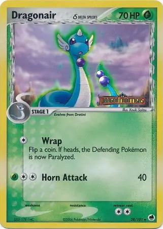 EX Dragon Frontiers Dragonair #28/101 reverse holo