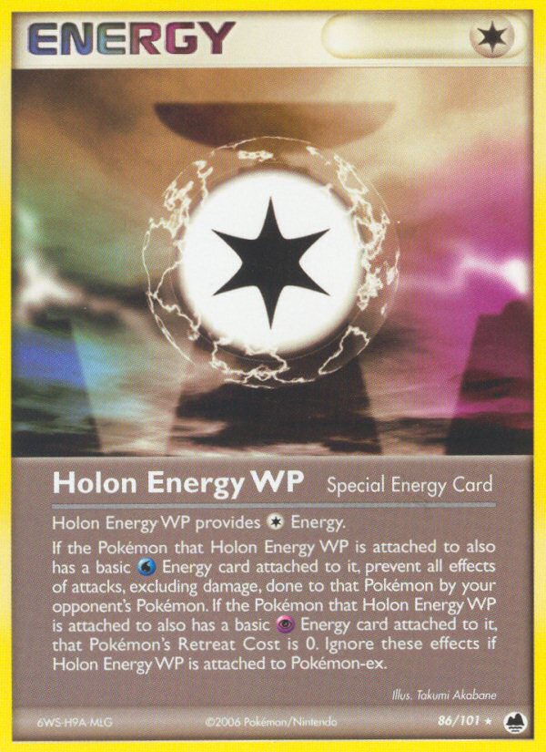EX Dragon Frontiers Holon Energy WP #86/101