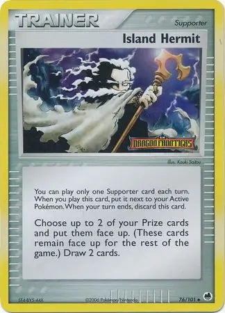 EX Dragon Frontiers Island Hermit #76/101 reverse holo