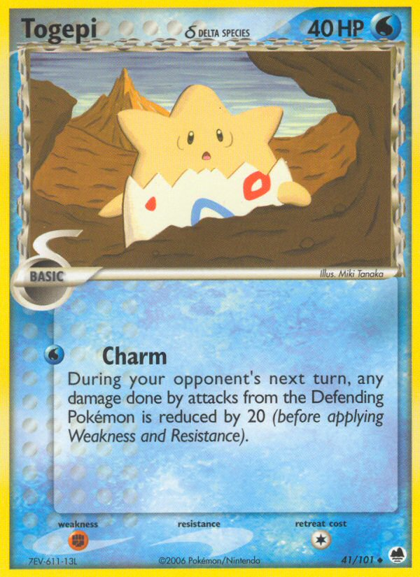 EX Dragon Frontiers Togepi #41/101