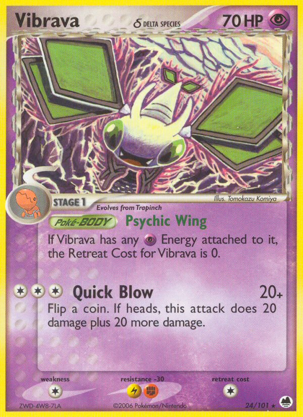 EX Dragon Frontiers Vibrava #24/101