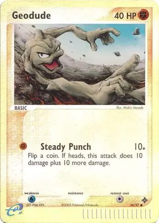 EX Dragon Geodude #56/97 reverse holo
